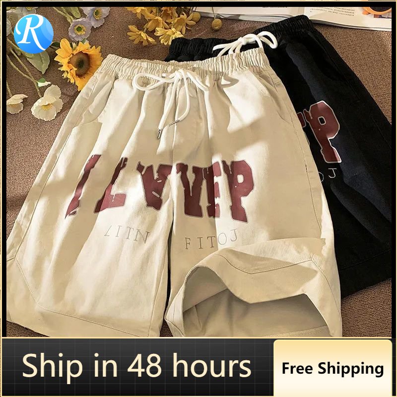 Quần Short Thể Thao Bóng Rổ Bf Dáng Rộng In Chữ Y2k Kiểu Retro Mỹ Thời Trang Xuân Hè Cho Nam Và Nữ