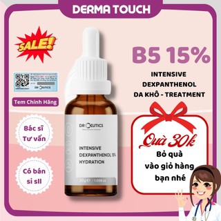 Serum B5 DrCeutics da khô Intensive Dexpanthenol 15% X2 Cấp Ẩm & Phục Hồi Cho Da Treatment, Da Khô (30ml) Derma Touch