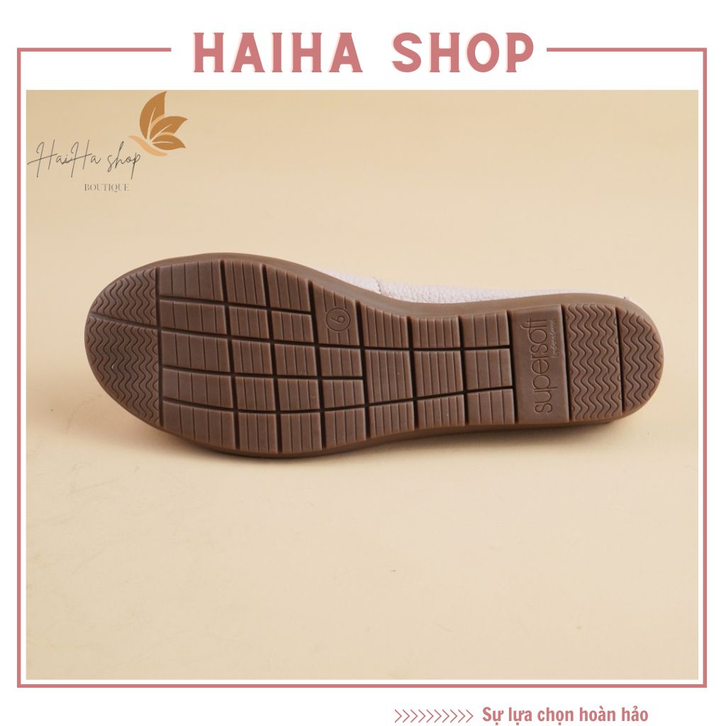 Giày bệt nữ - Giày búp bê nữ mũi tròn đính nơ siêu nhẹ