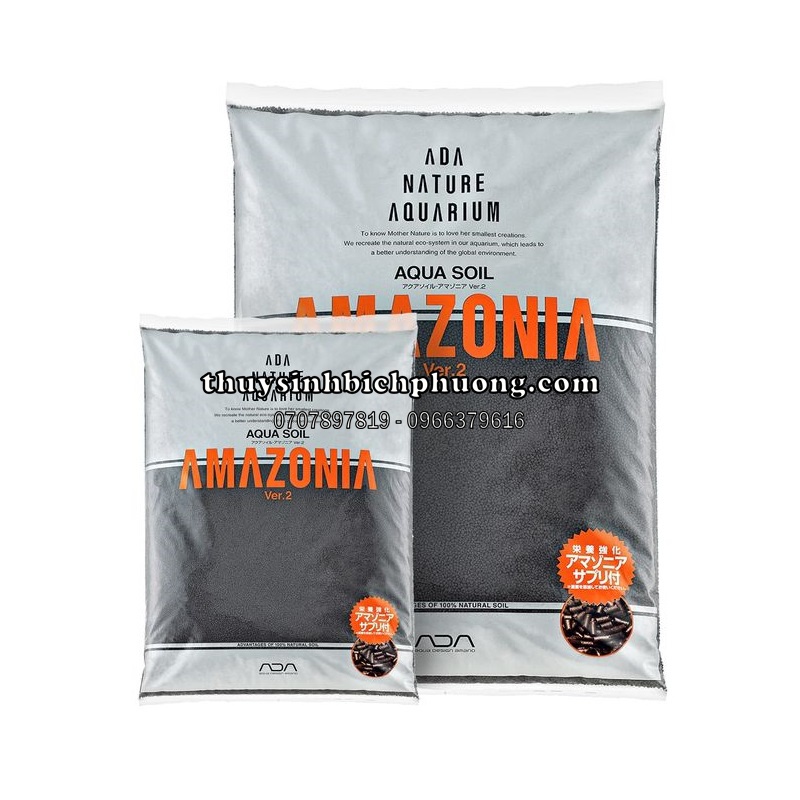 PHÂN NỀN ADA AMAZONIA VER.2 9L - TRỒNG CÂY NUÔI TÉP DINH DƯỠNG CAO