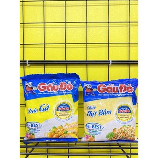 Cháo ăn liền gấu đỏ đủ 2 vị 50g