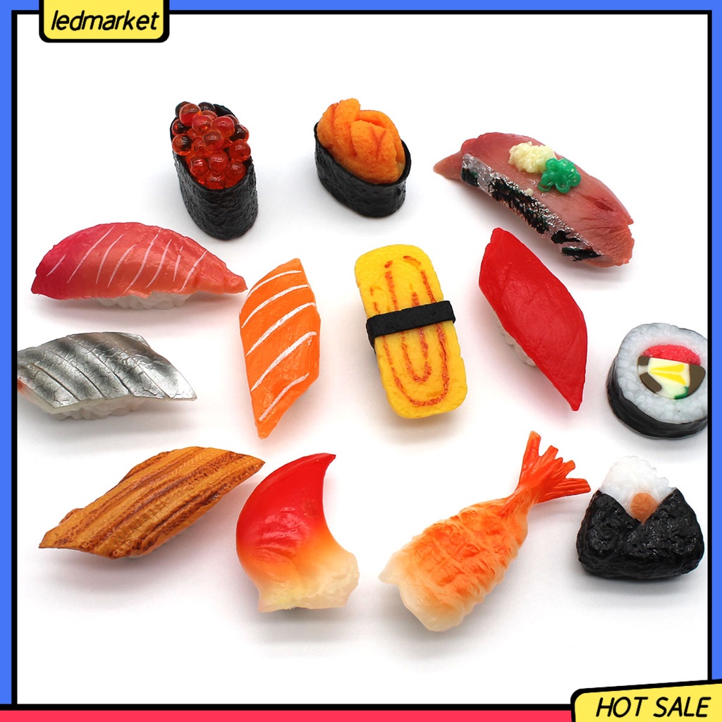 Đồ Chơi Mô Hình Sushi Hoạt Hình Trang Trí Tủ Lạnh