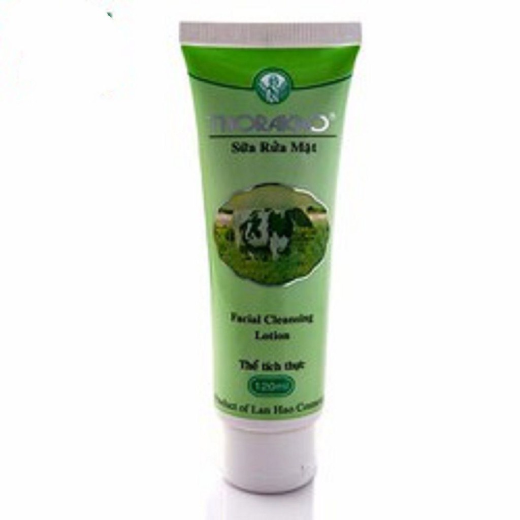 Sữa rửa mặt Thorakao trắng da tinh chất sữa bò 120ml