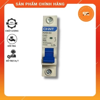 Aptomat 1 pha 63a chint nxb-63, cb tự động chint
