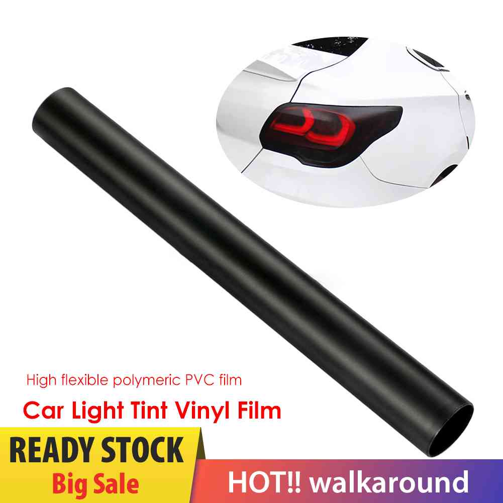 Miếng DáN Vinyl MàU Đen NháM 30x100cm DáN ĐèN Pha Xe Hơi