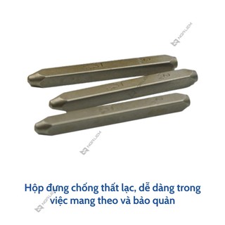 Đóng chữ bộ Xuôi LS+ (27 món) (2mm; 3mm; 4mm; 5mm; 6mm; 8mm; 10mm) (BỘ)