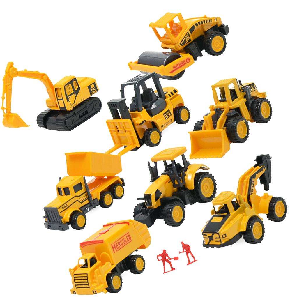 Bộ 8 Mô Hình Xe Trượt Bằng Hợp Kim Tỉ Lệ 1: 64 Dành Cho Bé Trai