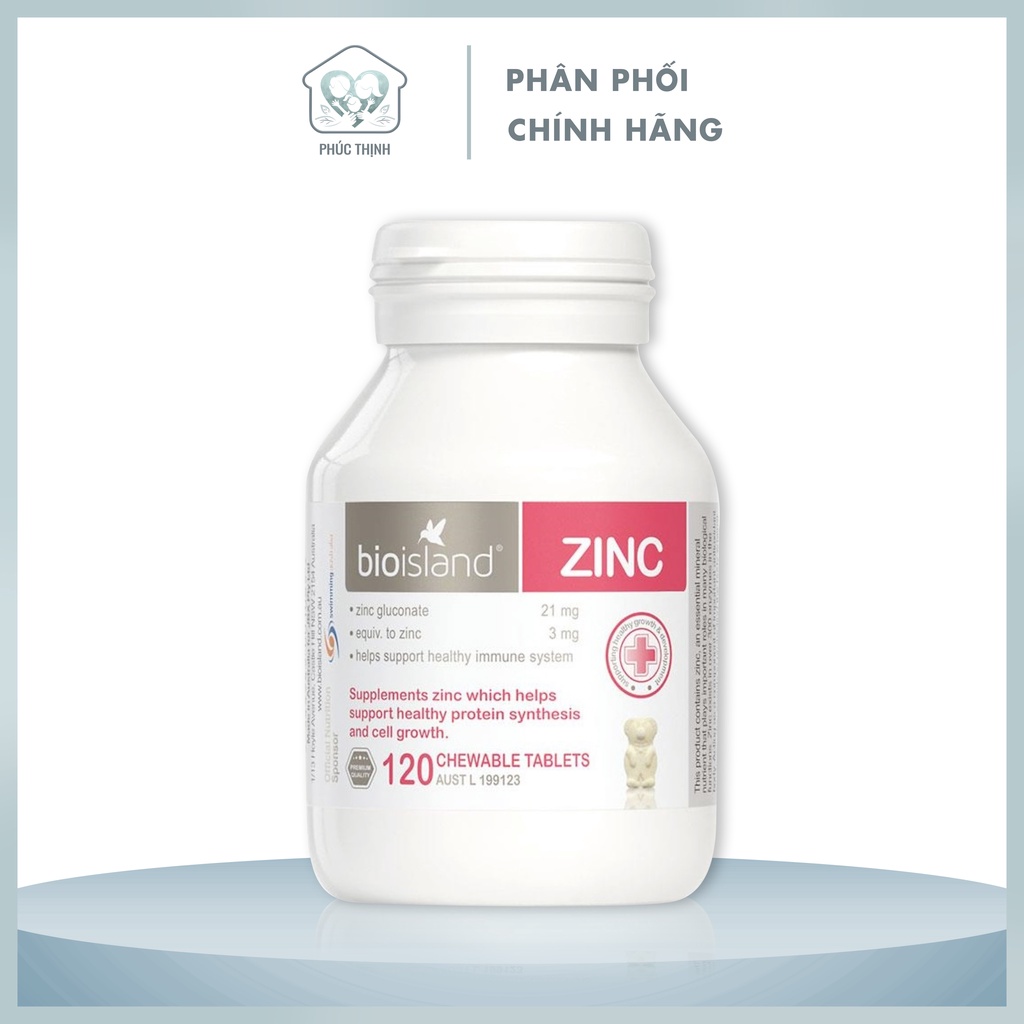 Viên Nhai Bổ Sung Kẽm Cho Trẻ Bio Island Zinc Của Úc