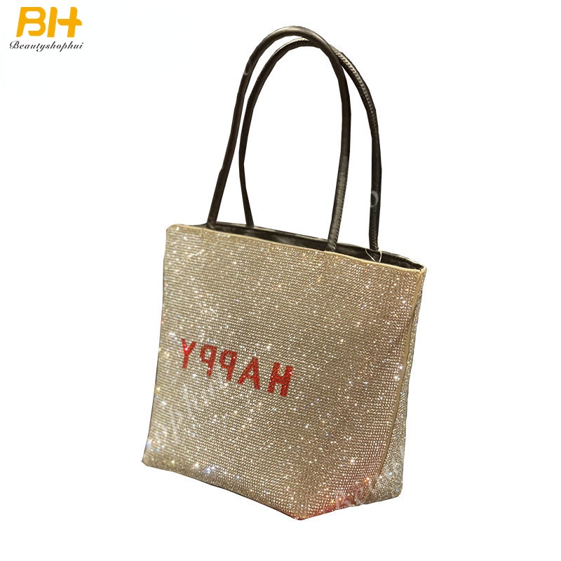 Túi Xách Đeo Vai Đính Kim Cương Giả Mẫu Mới 2022 Dành Cho Nữ