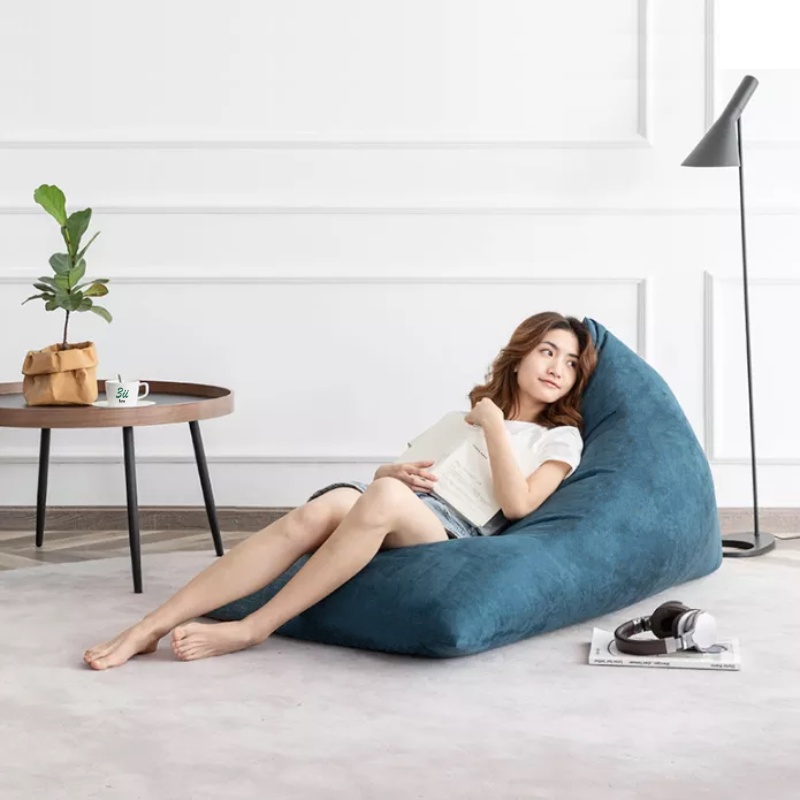 Ghế lười hạt xốp 3ii Home hình kim tự tháp chống thấm Size XL120x140cm L100x120cm M80x100cm chất liệu sử dụng  cao cấp