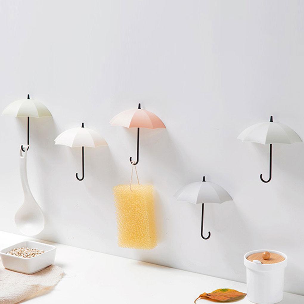 Bộ 3 Giá Đỡ Treo Chìa Khóa Hình Cây Dù Sáng Tạo