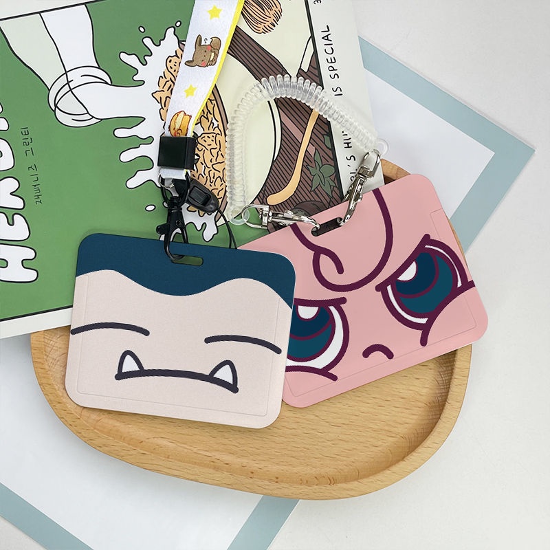 Ví Đựng Thẻ Tín Dụng Thẻ ID Dạng Trượt Co Giãn Hình Pokemon Phiên Bản Ngang Sáng Tạo MRT Dễ Lấy Truy Cập Chìa Khóa Cho Học Sinh