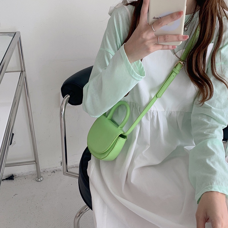 Túi Xách Mini Màu Sắc Đơn Giản Cho Nữ