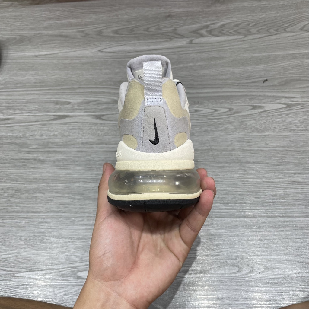 Giày 2hand Nike Air Max 270 React 'White Fossil' - CT1287 100 - SIZE 37.5 - 373