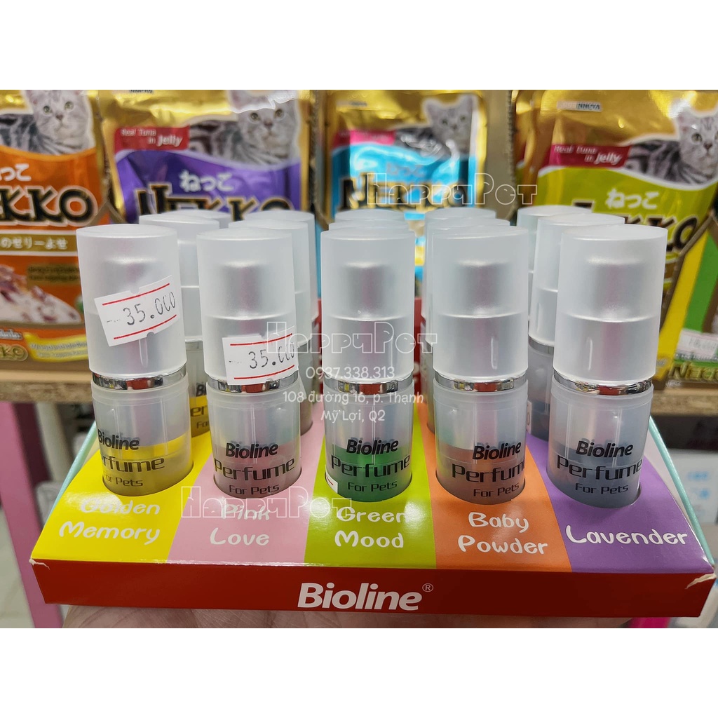 Nước hoa bioline cho chó mèo 9ml