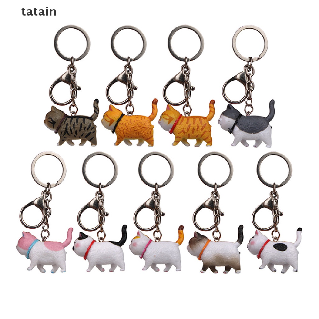 Móc Khóa Hình Mèo Con Lắc Đầu Dễ Thương