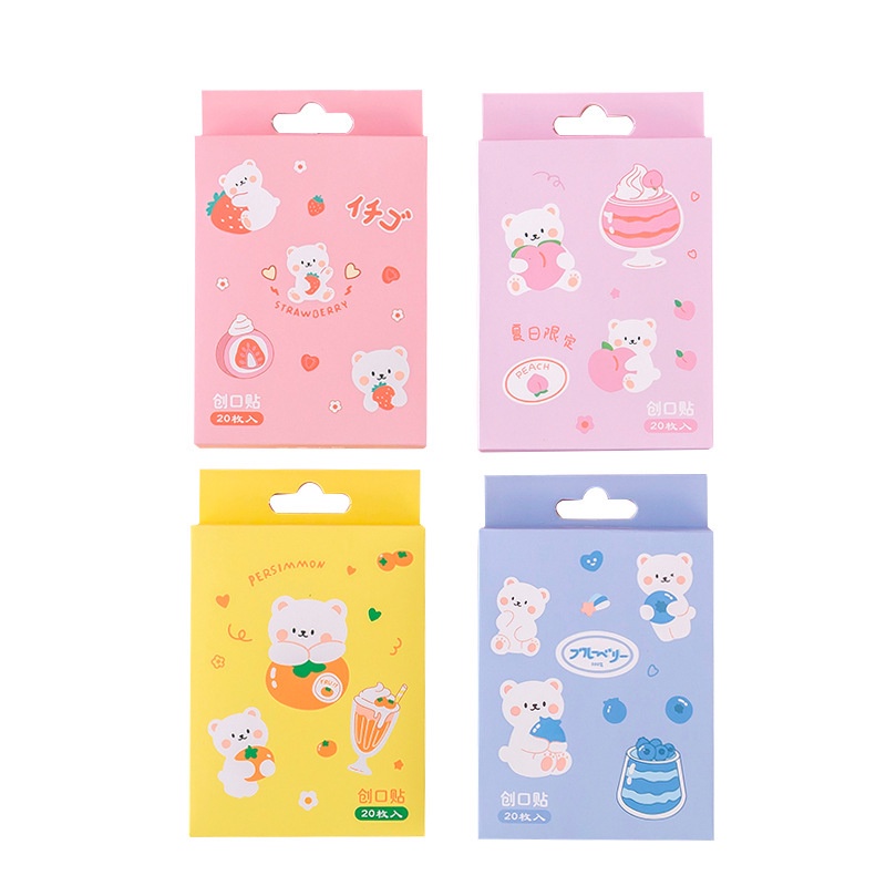 Băng gâu y tế hoạt hình hộp 20 miếng 🍀Clovershop68🍀