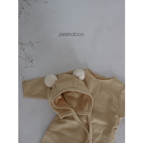 (Chính hãng) Mũ gấu quả bông bộ Morning 2022 co giãn PEEKABOO made in Korea thời trang trẻ em cho bé