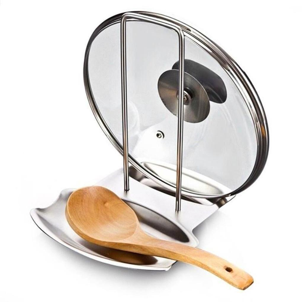 Giá Đỡ Nắp Nồi Kèm Khay Đa Năng Tiện Dụng Cho Nhà Bếp