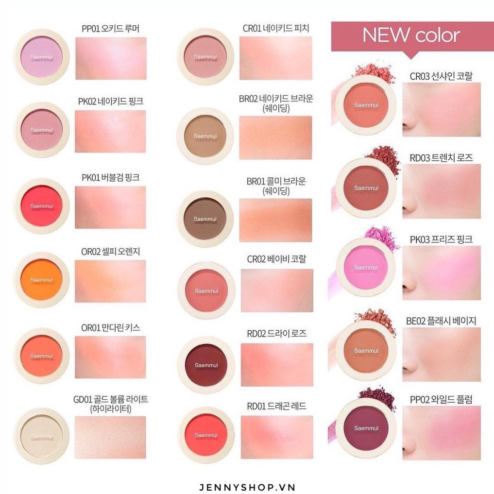 Phấn Má HồngThe Saem Single Blusher