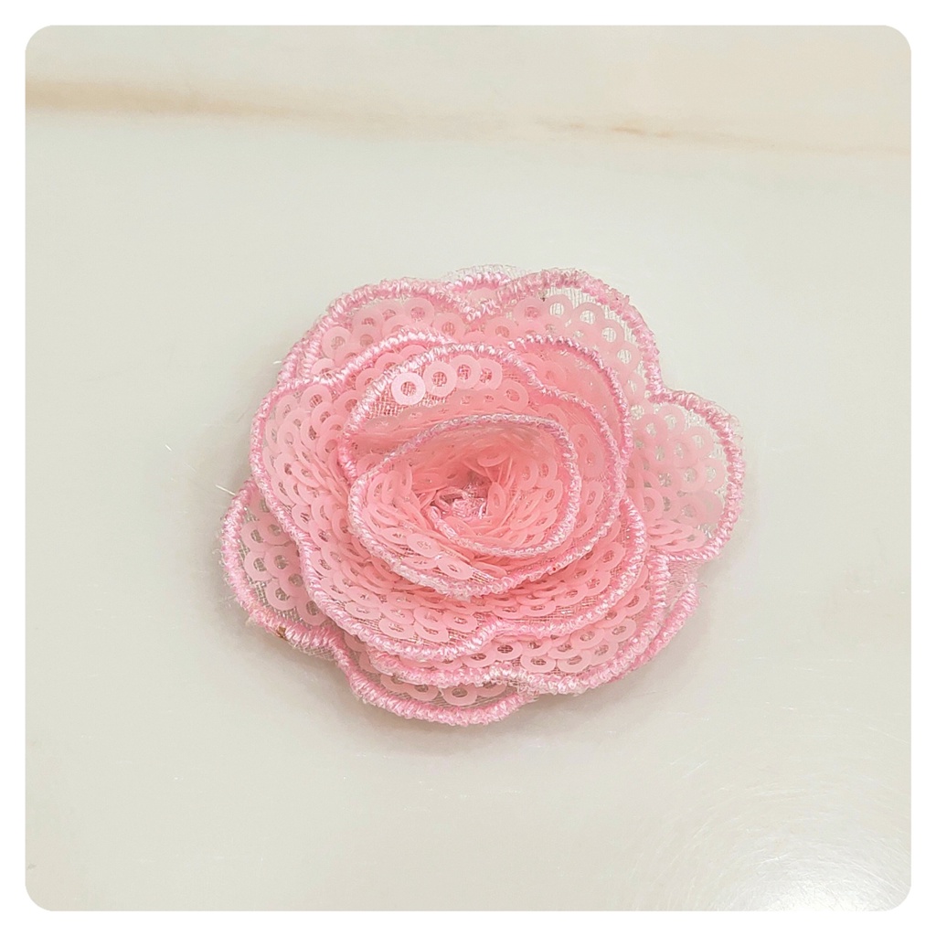 Miếng Dán Ủi Thêu Hình Hoa 3D 4CM Thời Trang