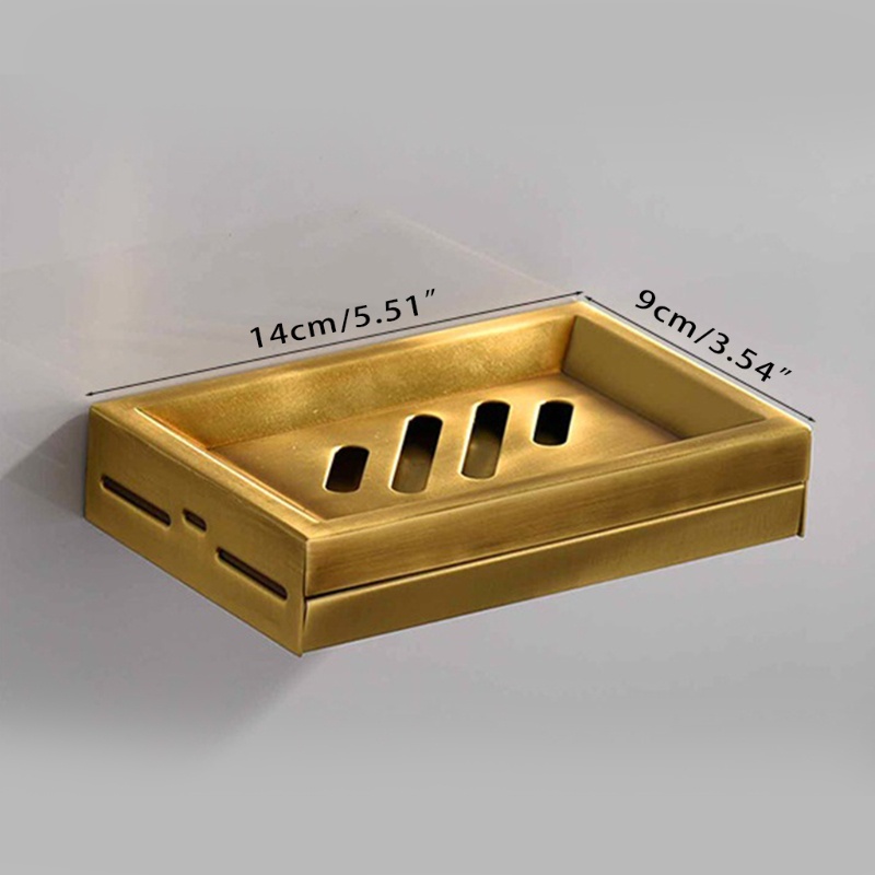 Khay Đựng Xà Phòng Ráo Nước Không Cần Đục Lỗ Phong Cách Bắc Âu Cho Nhà Tắm