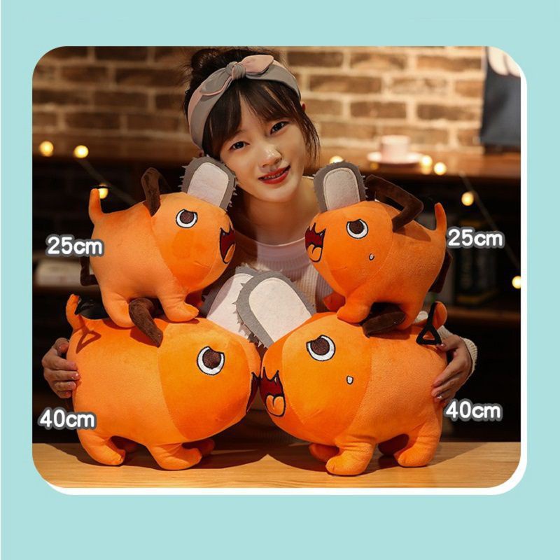 HYC Humey Búp Bê Nhồi Bông Hình Nhân Vật Phim Saw Man Denji Plushie Pochita 40cm