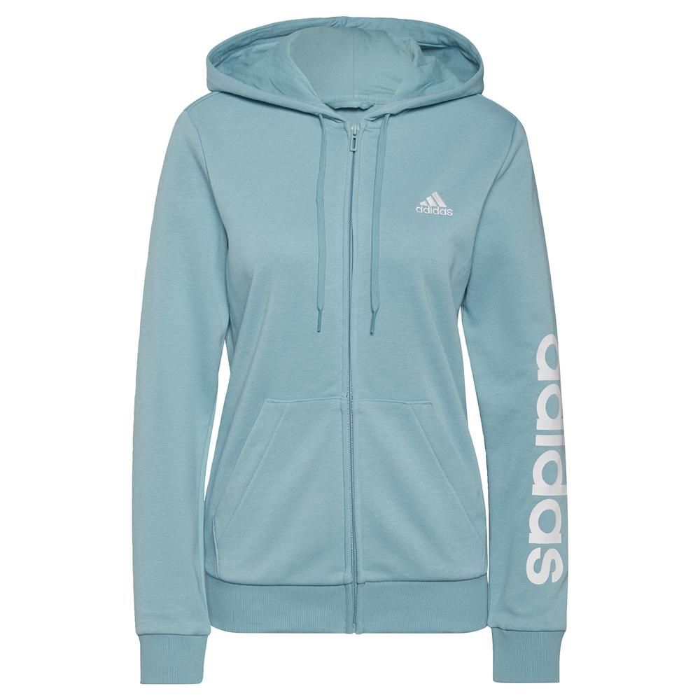 Áo Hoodie adidas Nữ Áo Hoodie Full-Zip Logo Essentials H07751