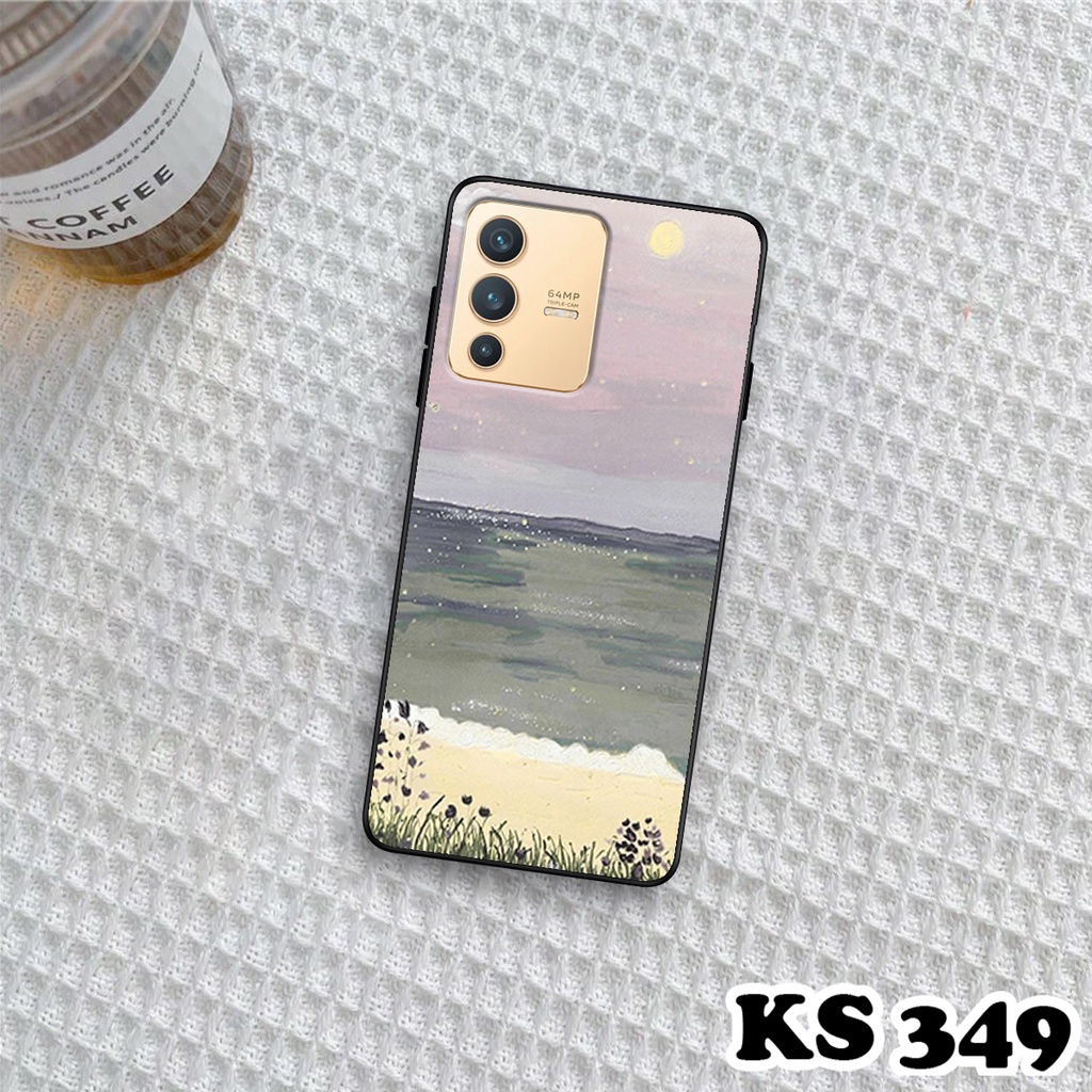 Ốp lưng Vivo V23 5G - V23E - Ốp Vivo in hình Cánh đồng hoa - Chất liệu TPU siêu bền