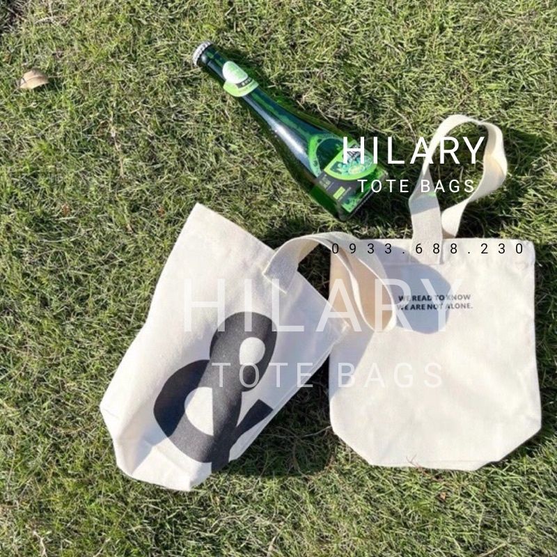 Túi Vải Canvas Đựng Ly Giữ Nhiệt Hình Moon Dễ Thương Dây Đai