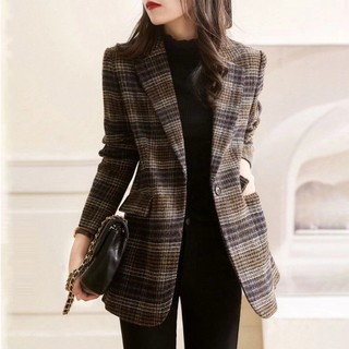 Áo khoác vest cao cấp phong cách hàn quốc thời trang mùa xuân thu dành cho nữ hc1