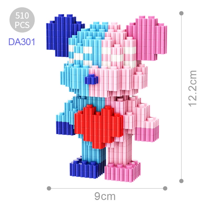 Mô Hình Đồ Chơi Lắp Ráp Gấu Vui Nhộn Dành Cho Trẻ