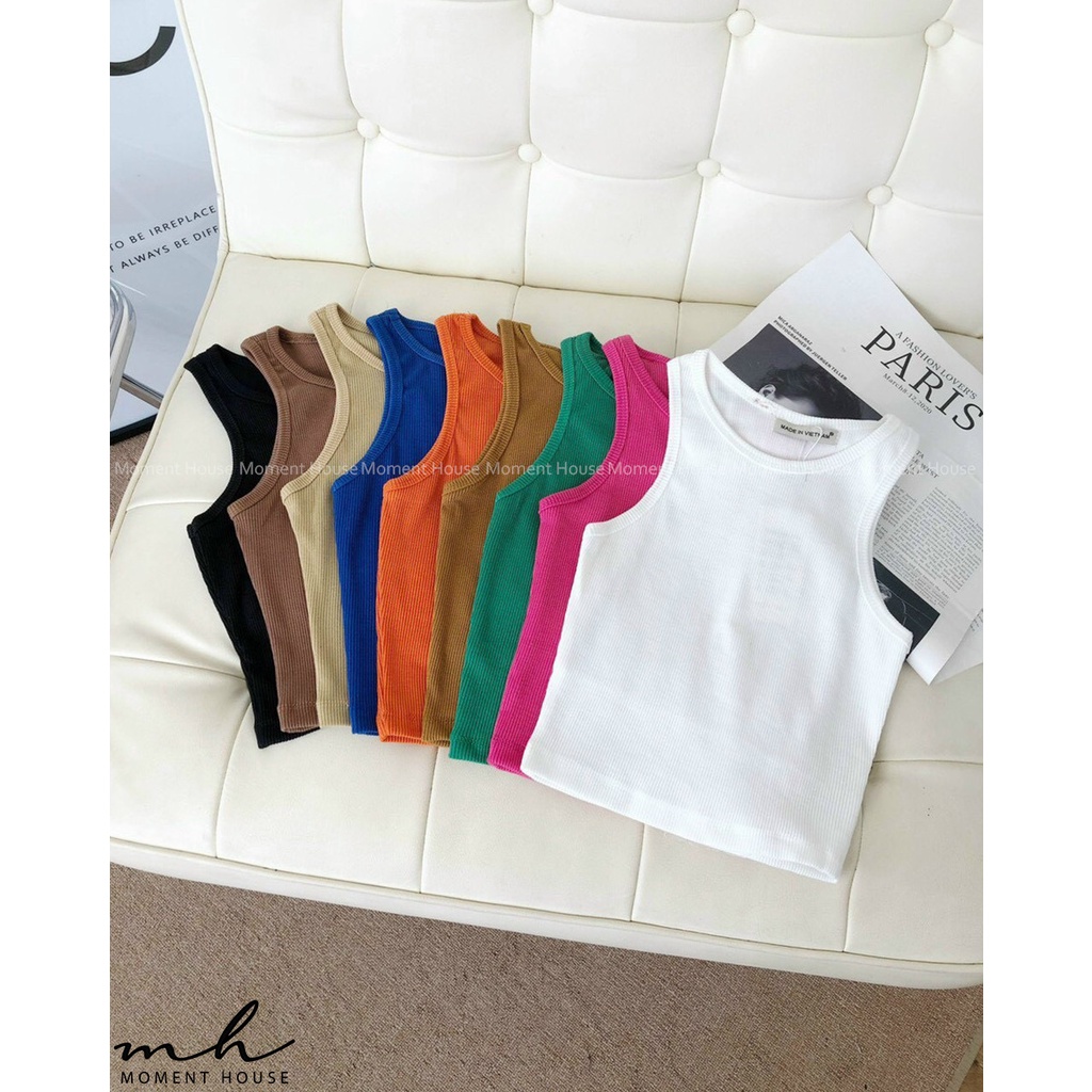 ÁO BA LỖ 9M - áo croptop ba lỗ hottrend, bảng màu siêu hot, form lên chuẩn như hình, cực dễ phối đồ