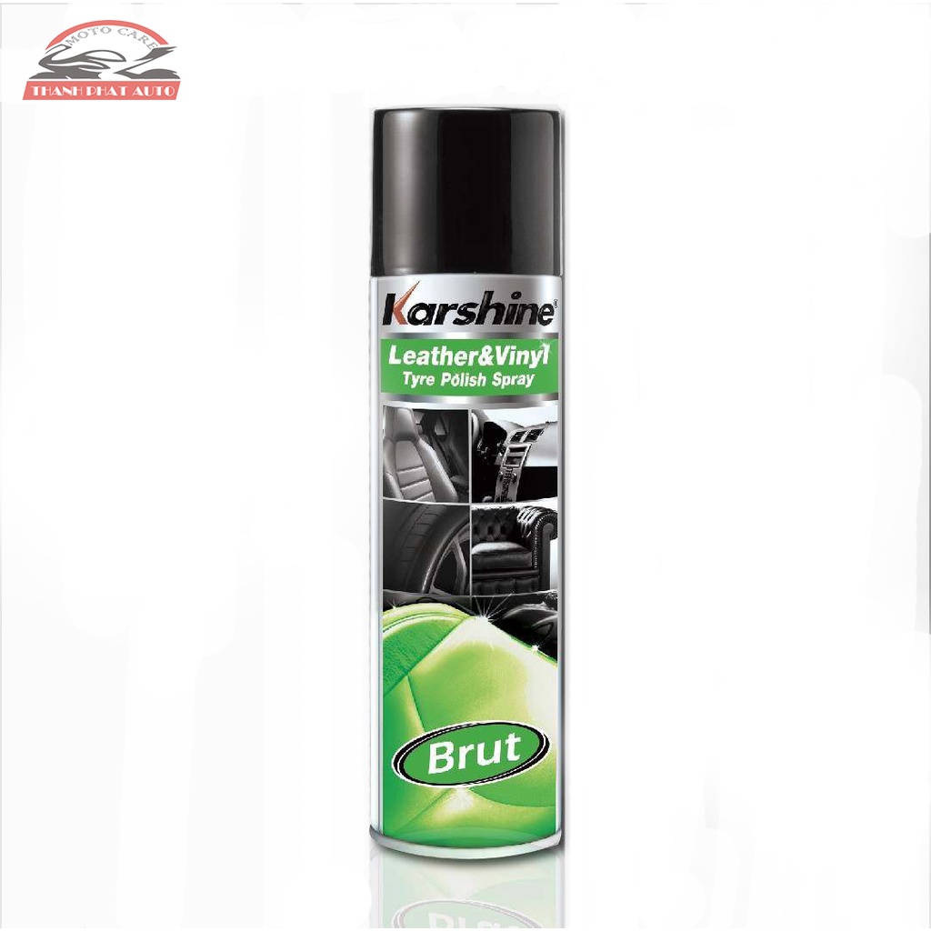 Dầu xịt bóng Karshine Leather &amp;Vinyl 500ML