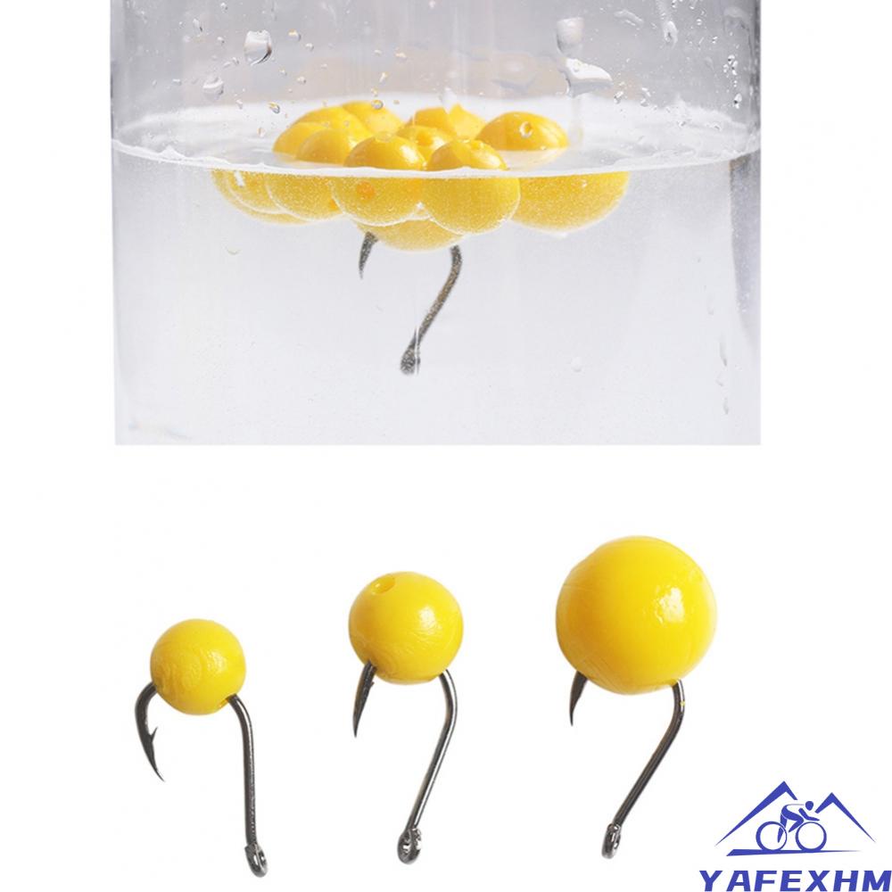 1 Lọ Mồi Câu Cá Nổi Bằng Silicon Mềm Màu Vàng