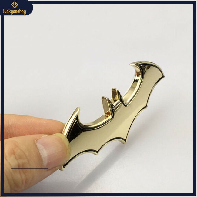 Logo Batman 3d Bằng Kim Loại Trang Trí Đuôi Xe Hơi / Xe Máy