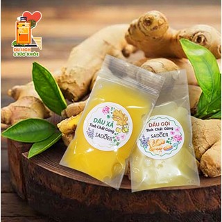 Dầu gội & dầu xả tinh chất gừng sadoer kích thích mọc tóc, giảm gãy rụng, sạch gàu, dưỡng ẩm