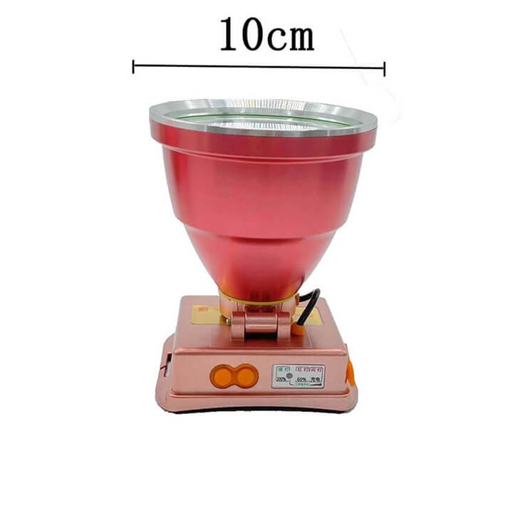 Đèn pin đội đầu siêu sáng 1 bóng chiếu xa 500m, công suất 300W, pin trâu 8-10h, chống nước IPX6