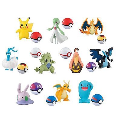 Mô hình sưu tập Pokemon Candy Toy T-art Get Collections Candy Heat Up! Pokemon Battle