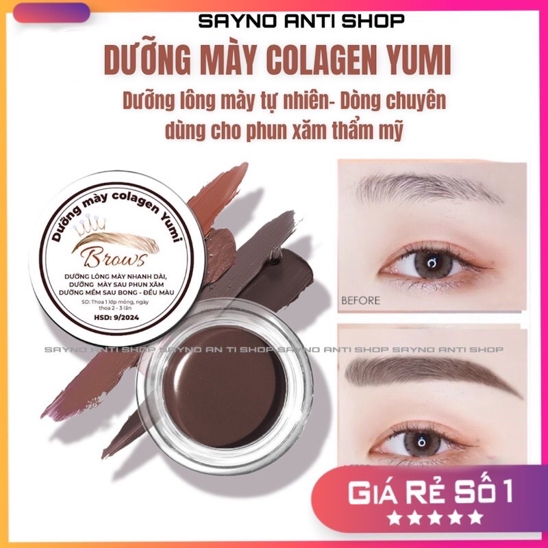 Dưỡng Mày Sau phun săm,Dưỡng Lông Mày Tự Nhiên Dày Rậm Đen,Dưỡng Mày Sau Phun Xăm