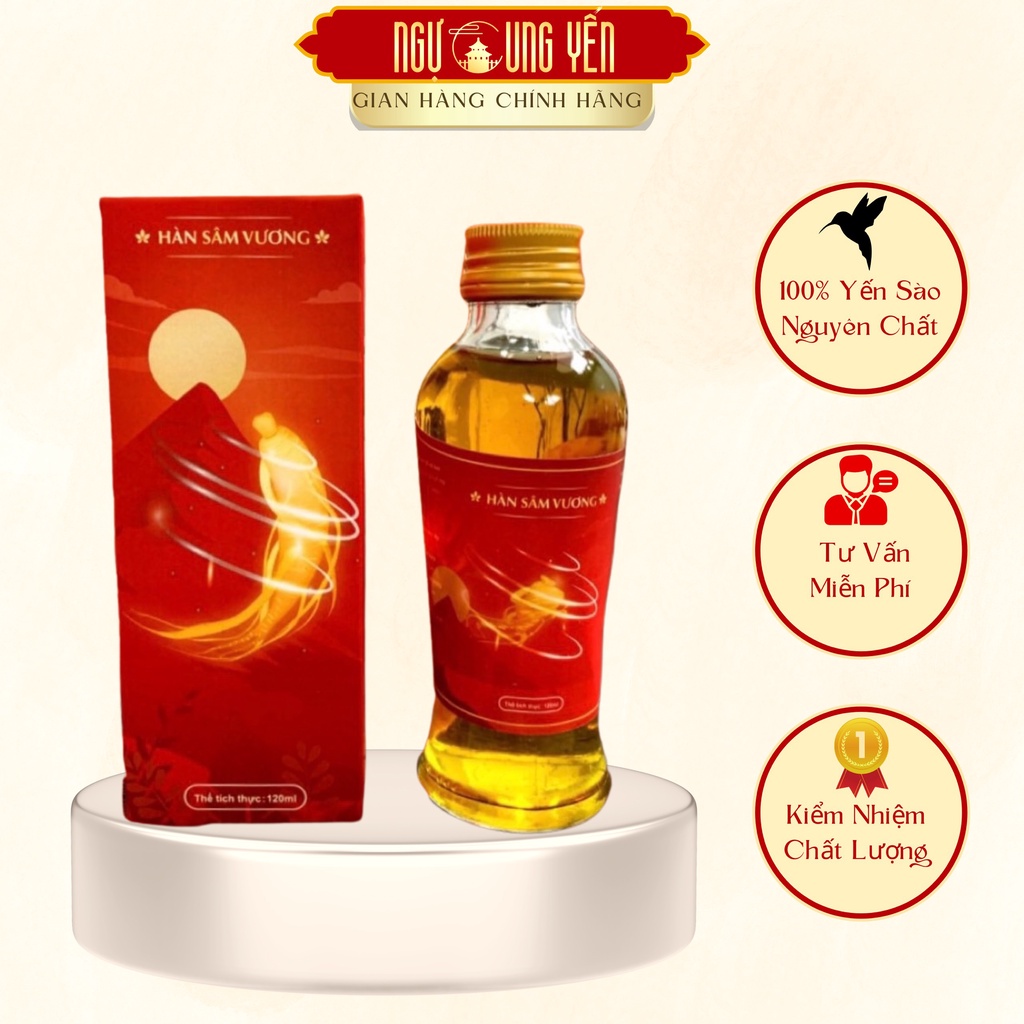 Nước Sâm Nguyên Chất Cao Cấp Bổ Dưỡng Ngự Cung Yến - Quà Tặng Biếu Chai 120ml