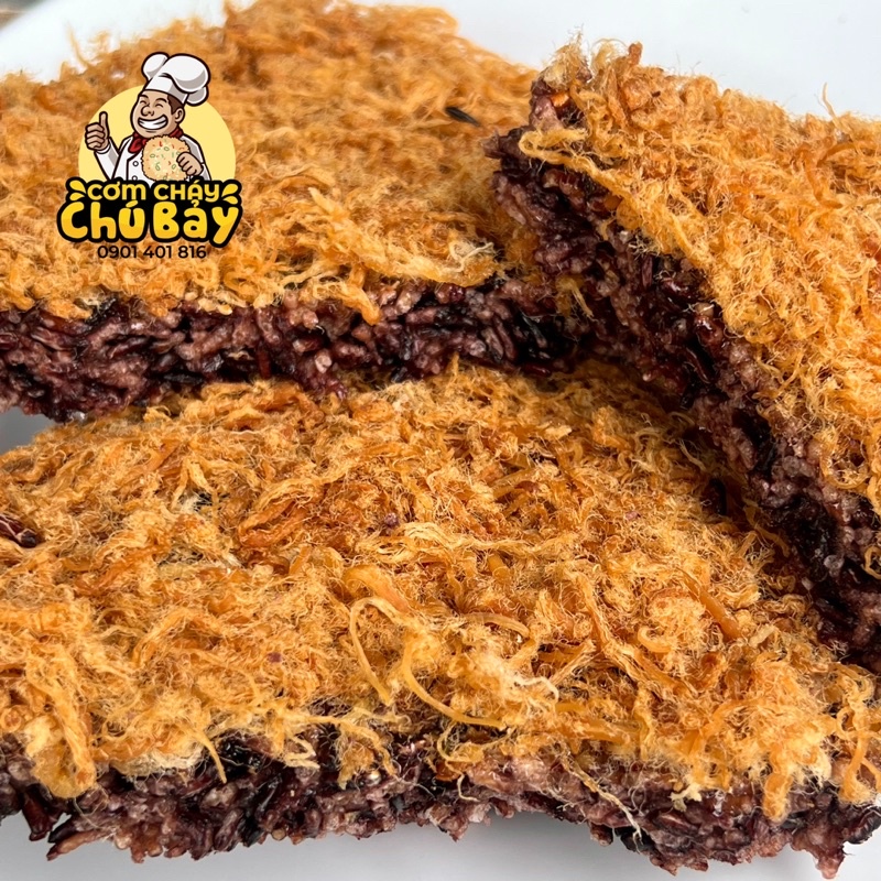 Cơm cháy đáy nồi GẠO LỨT SIÊU CHÀ BÔNG  CHÚ BẢY SÀI GÒN