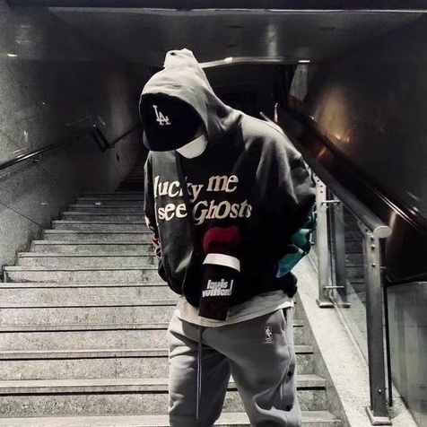 ⚡️ - Áo Hoodie CPFM x Yeezy Kannye Lucky Me I See Ghosts Hoodie Pullover Hooded, Áo hoodie Kannye West