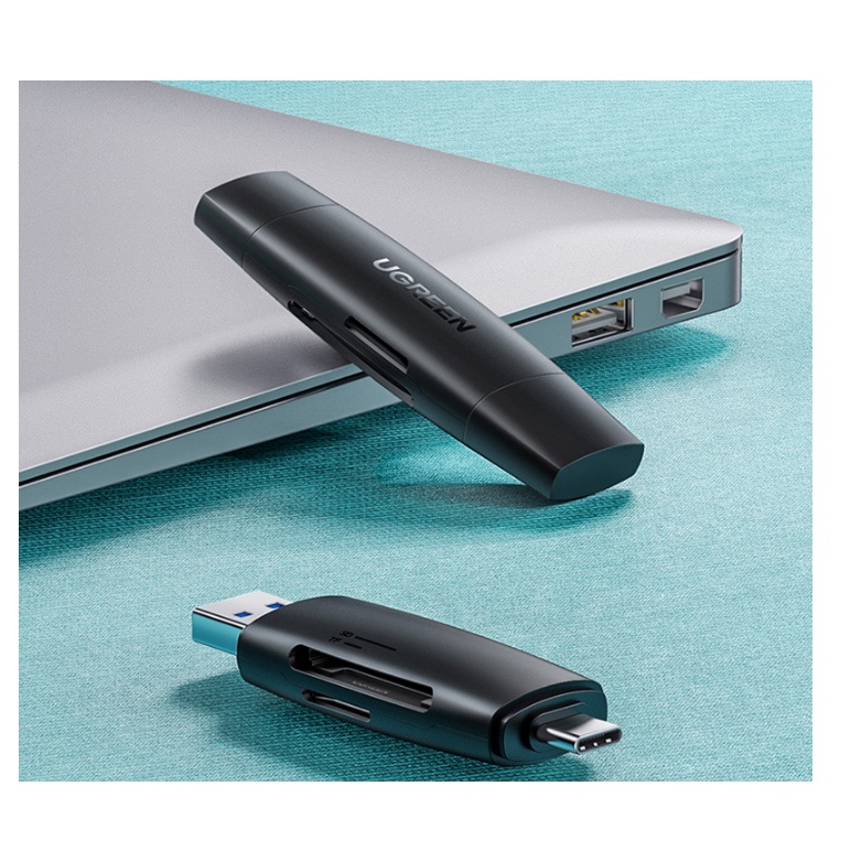 Đầu Đọc Thẻ SD/TF Chuẩn USB Type-C Và USB 3.0 Ugreen 80191