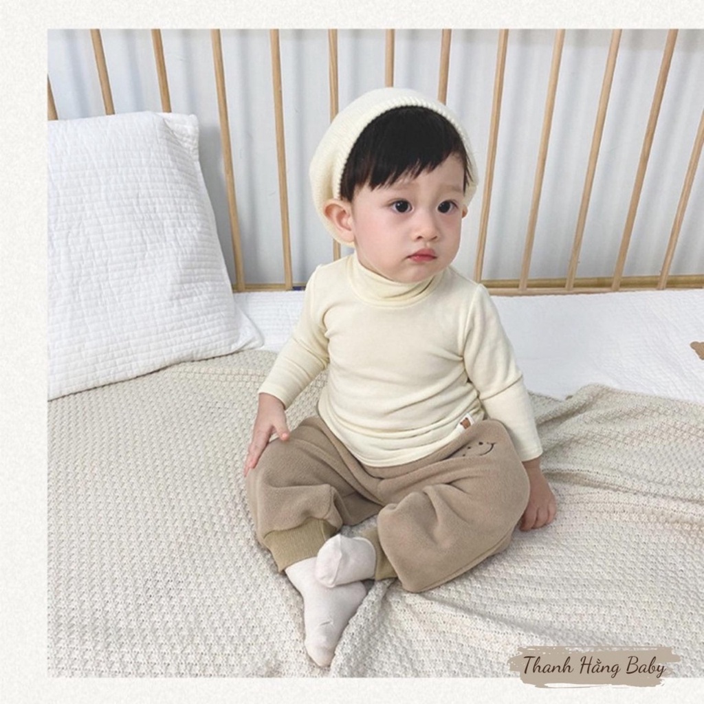 Áo Giữ Nhiệt Cho Bé , Áo Dài Tay Cho Bé Trai Bé Gái 3 Đến 17 Kg