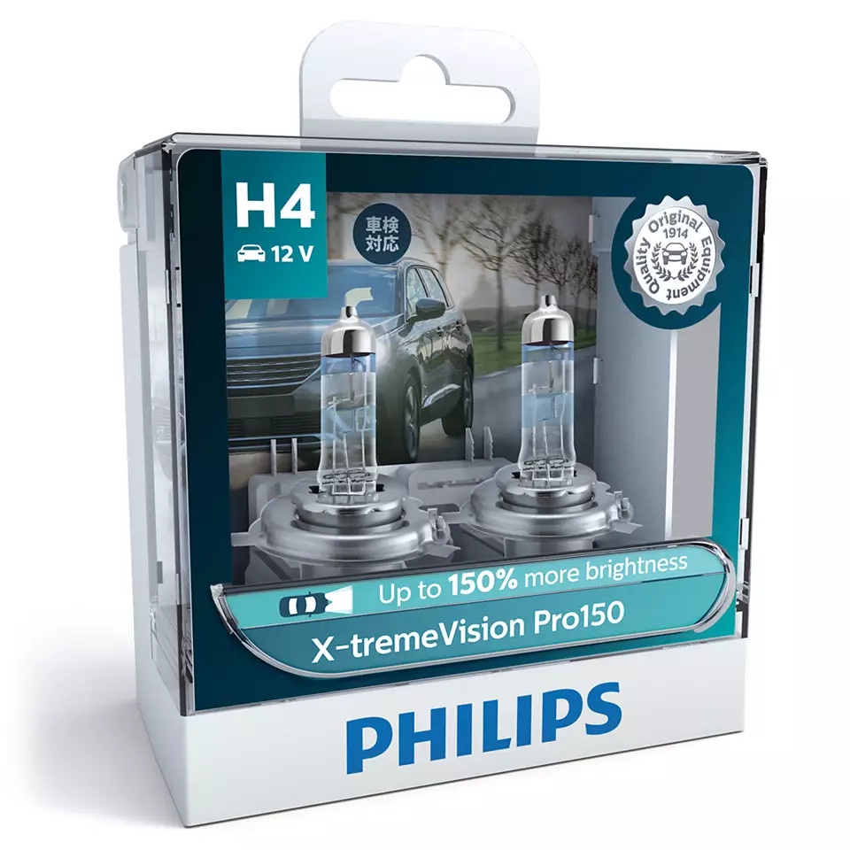 Bóng đèn pha xe hơi đèn halogen Philips X-tremeVision Pro150