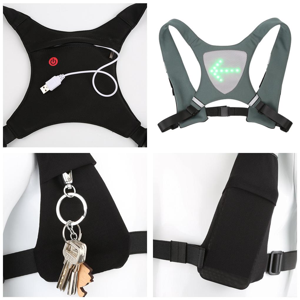 Túi Đèn LED Tín Hiệu Không Dây An Toàn Cho Xe Đạp Leo Núi