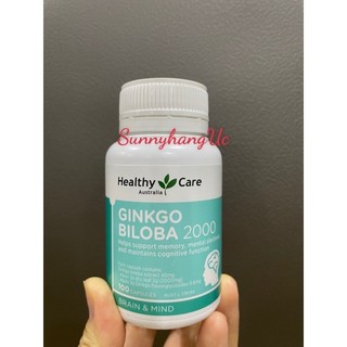 VIÊN UỐNG TĂNG TUẦN HOÀN MÁU NÃO GINGKO BILOBA 2000mg Heathy care