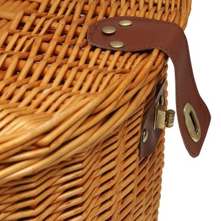 Giỏ Xe Đạp Đan Mây Phong Cách Vintage