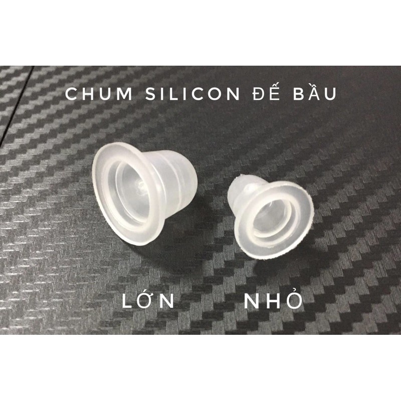 Chum Silicon Và Hũ Nhựa Đựng Mực Phun Xăm
